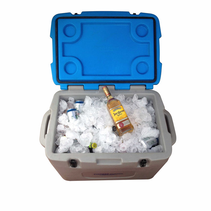 COOL BOX PORTABLE 60L COOLBOX INSULATED COOLER ICE FOOD DRINKS