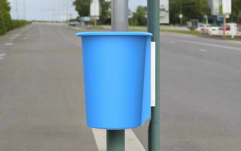 Round 25L Pole Bin