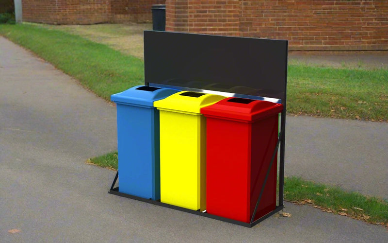 90L Recycle Bin Station with Frame