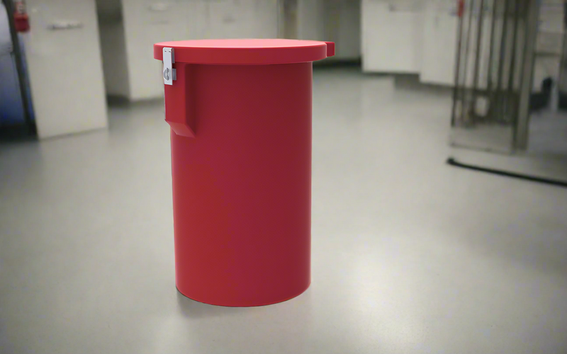 50L Round Medical/Hazardous Waste Bin