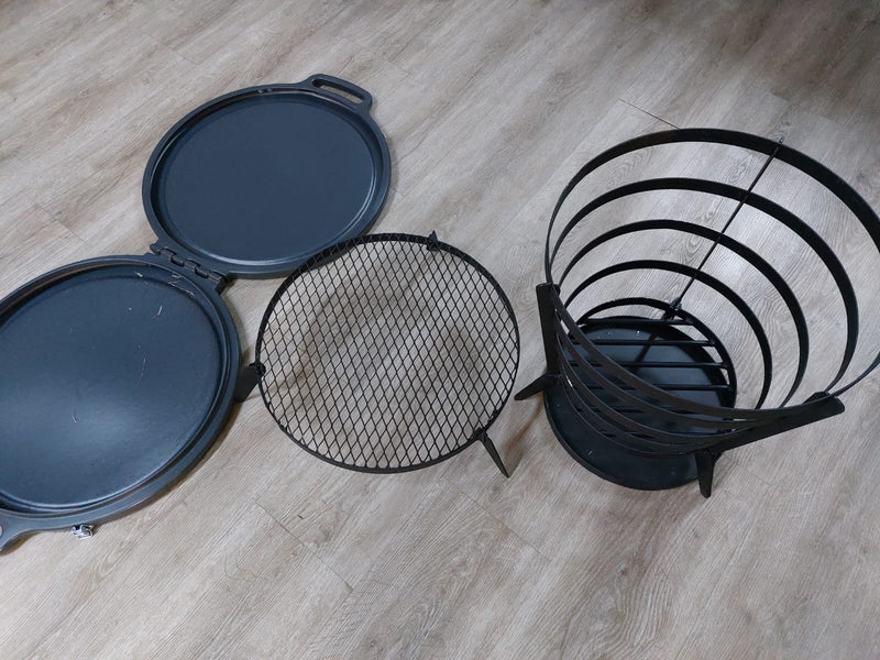 Collapsable Fire Stand with Carry Case