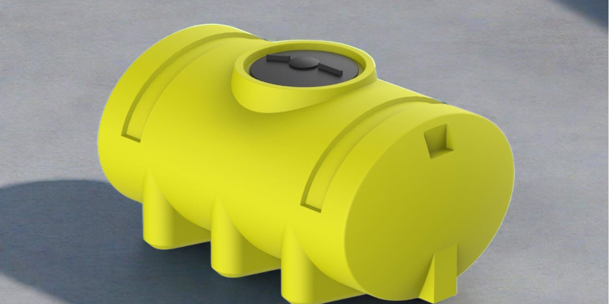 1000L Horizontal Tank Water Tank Plastic Fuel Tank — Pioneer Plastics