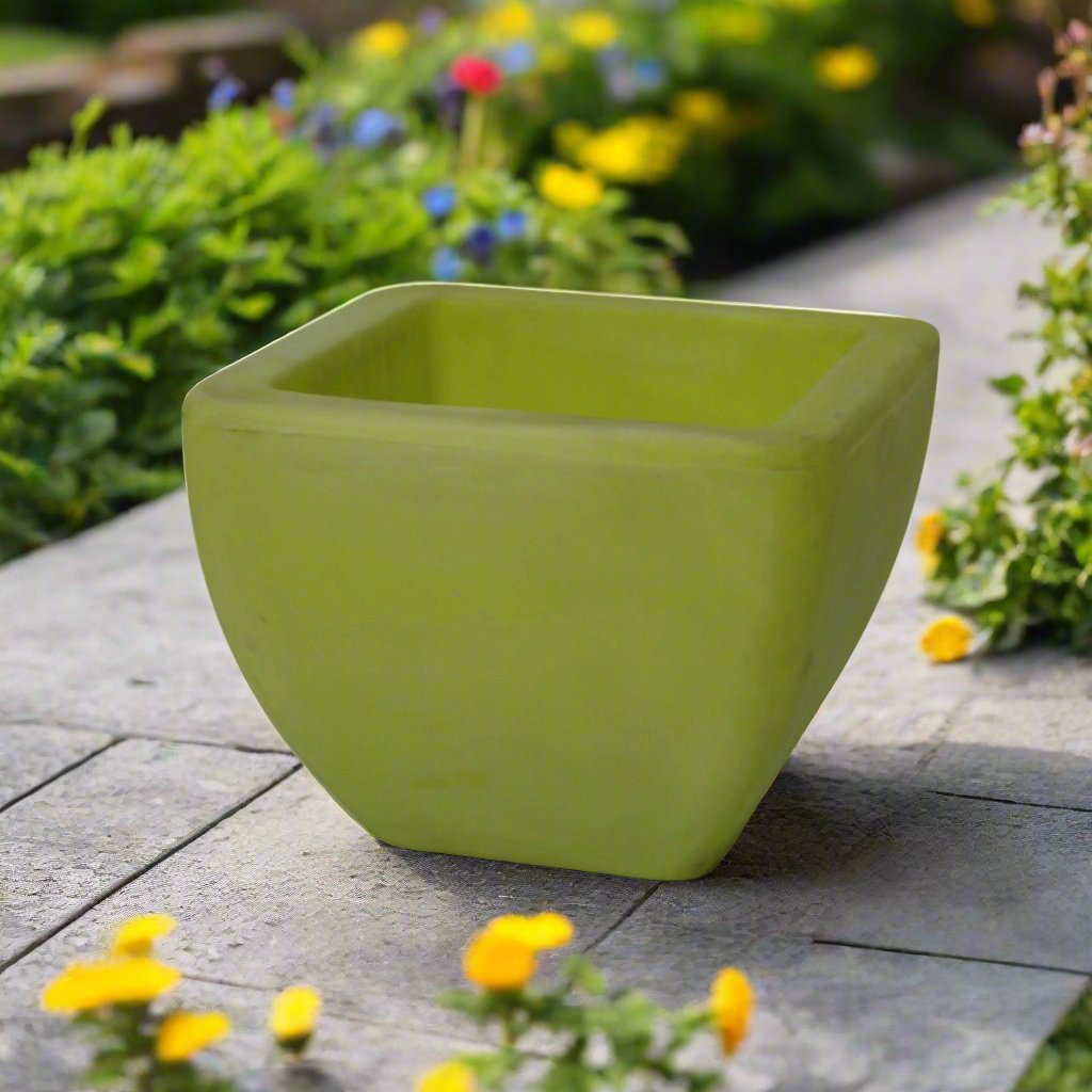 Large Square Flower Pot — Pioneer Plastics